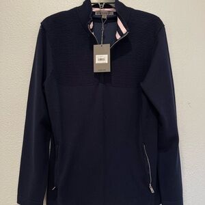 G/FORE Wind Breaker Merino Wool 1/4 Zip Pullover NWT